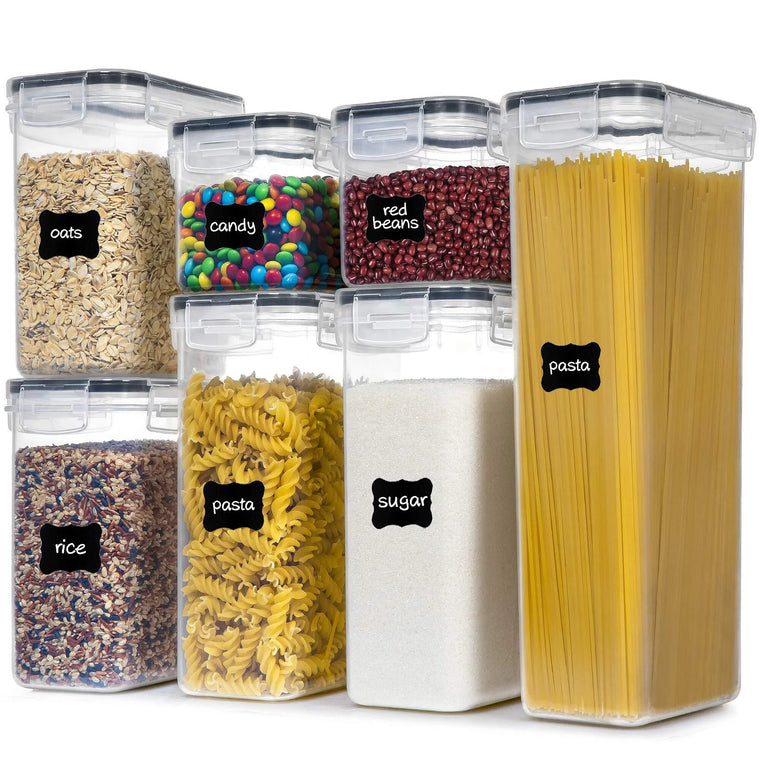 Airtight Bpa-Free 7pc Food Storage Containers Set