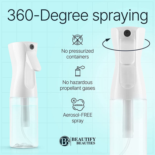 Ultra Fine Continuous Mist Spray Bottle